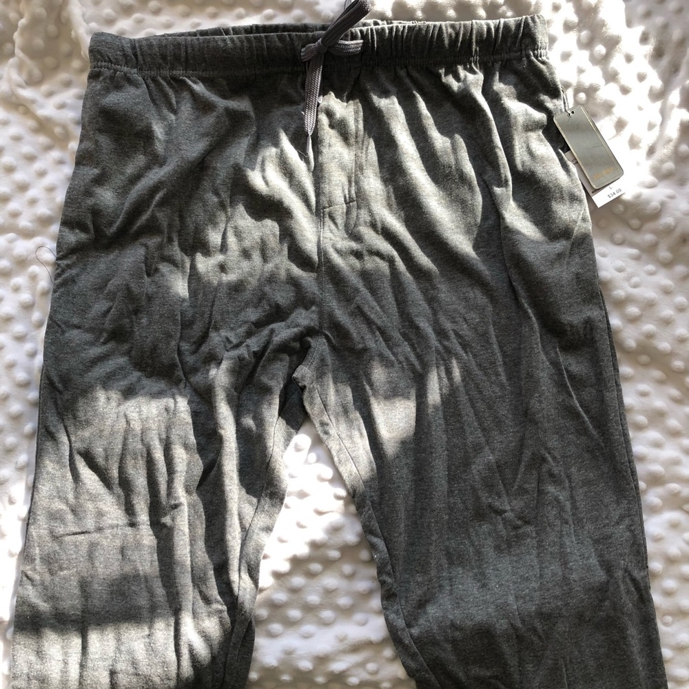 Men’s knitted jersey sleep joggers